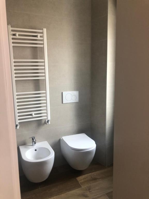 Koupelna v ubytování CAVALIERE suite & rooms