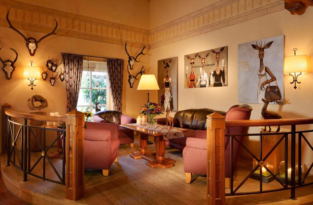 Posezení v ubytování Romantik Hotel Knippschild