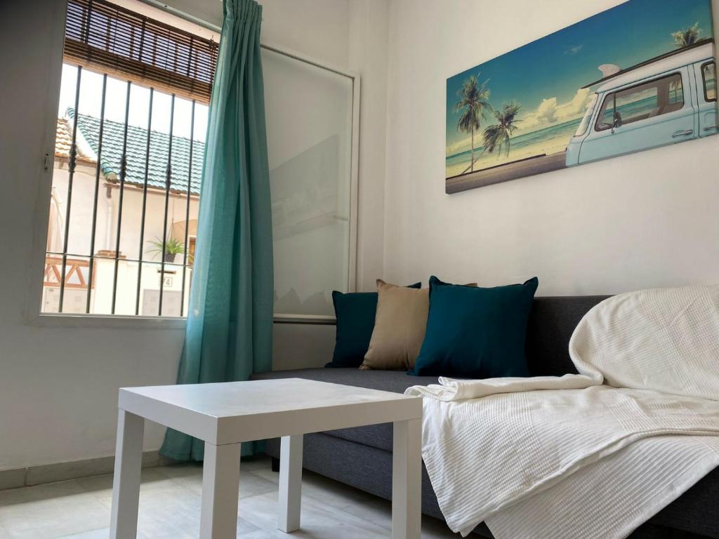 Posteľ alebo postele v izbe v ubytovaní Apartamento Pepote