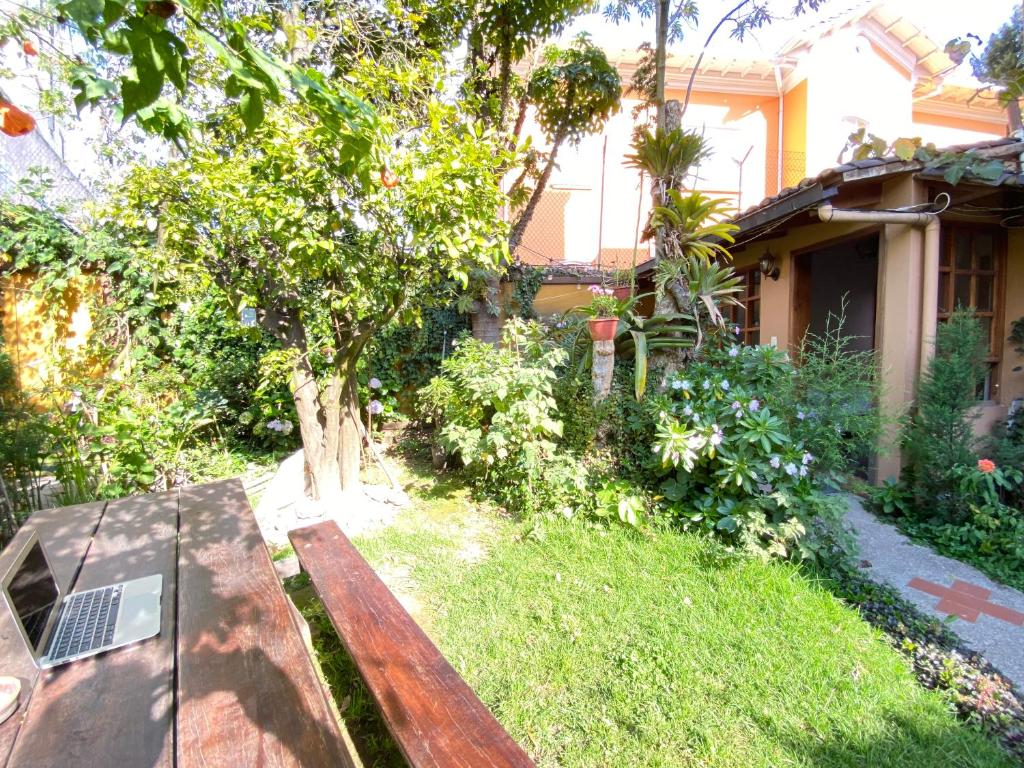 Zahrada ubytování Hostal Alcala