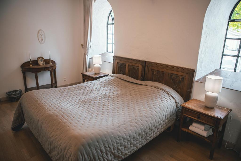 Postel nebo postele na pokoji v ubytování Sonnerupgaard Hotel & Konference
