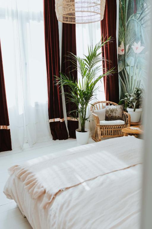 Letto o letti in una camera di Musa Antwerp