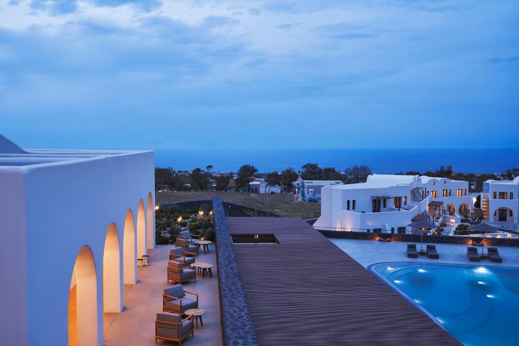 Bazén v ubytování Orama Hotel & Spa nebo v jeho okolí