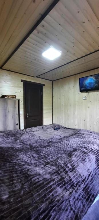 TV a/nebo společenská místnost v ubytování Оберіг