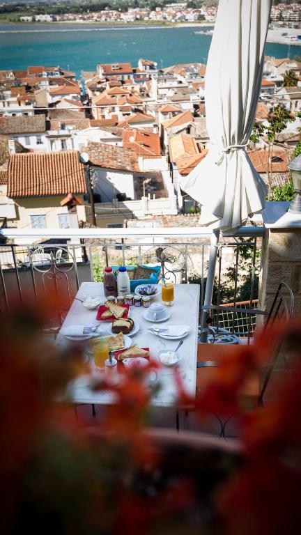 Balkón nebo terasa v ubytování Acronafplia Pension A