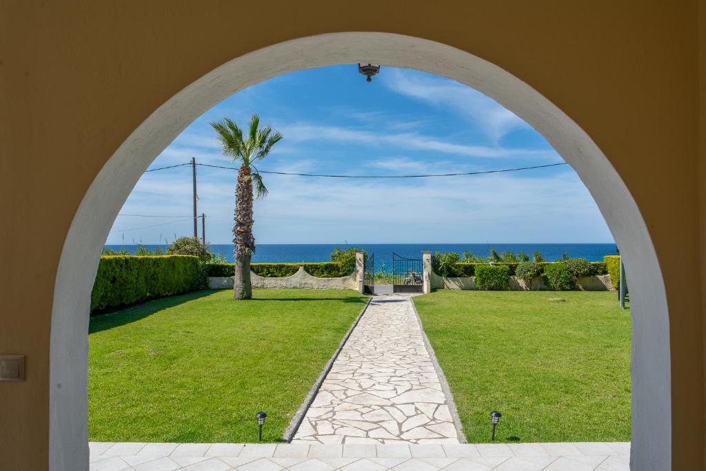House by the sea in Corfu