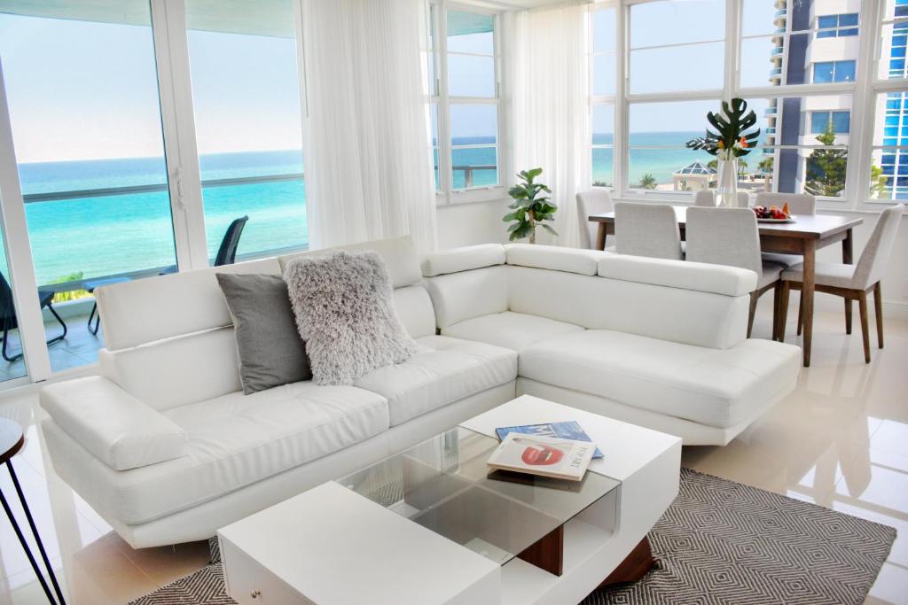 Seacoast Suites on Miami Beach - Corner OceanView Master Suite 2 Dormitorios 2 Baños Cocina