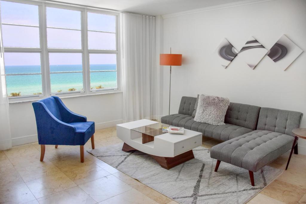 Seacoast Suites on Miami Beach - Deluxe Ocean View Suite 1 Dormitorio Y 1.5 Baño Con Cocina