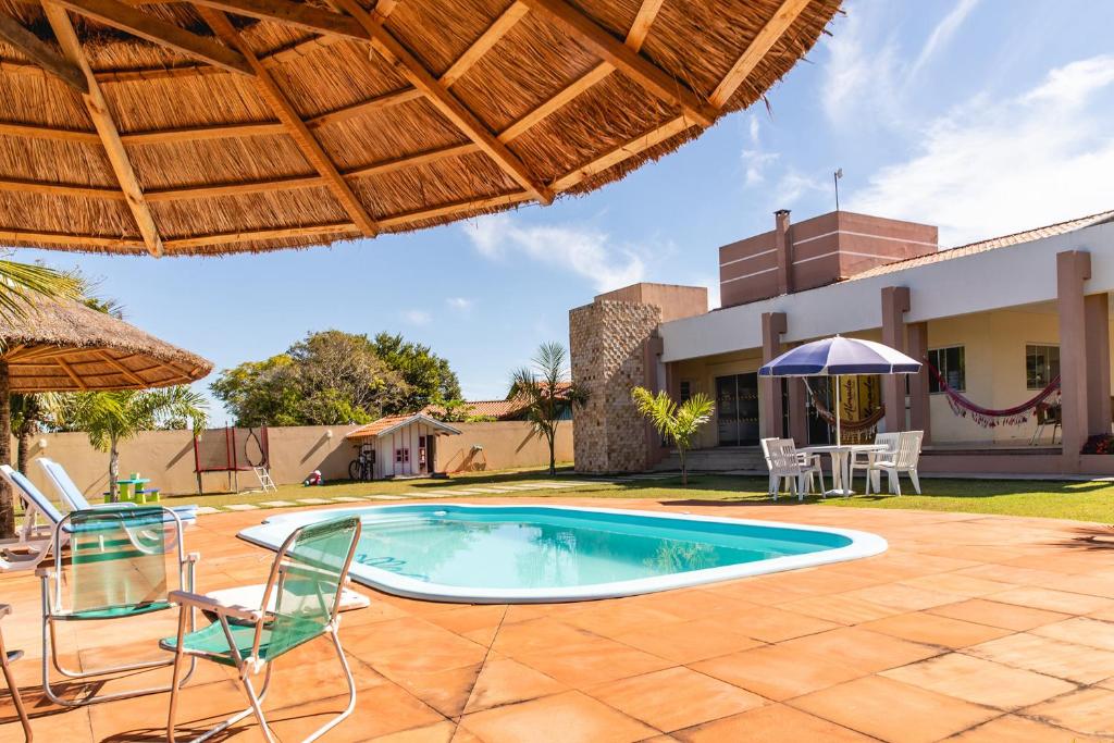  Casa com Wi-Fi e lazer completo em Carlopolis PR