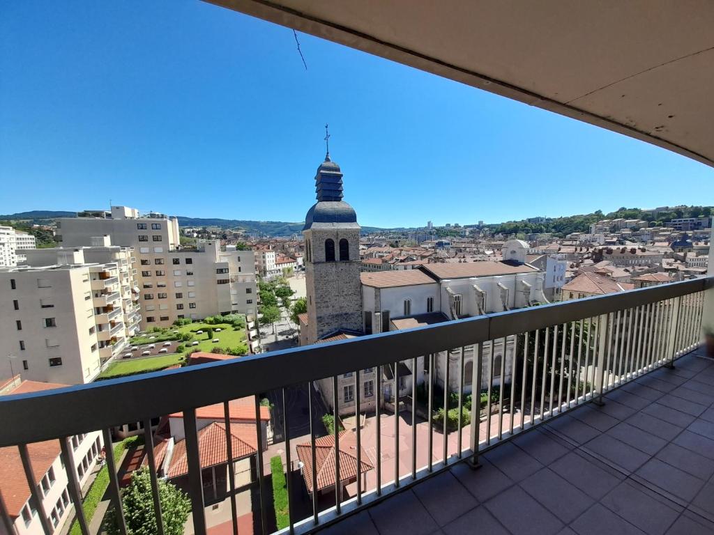 Μπαλκόνι ή βεράντα στο Appartement Hyper centre avec garage