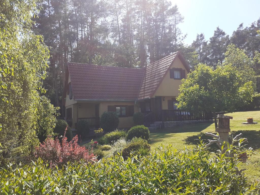 Zahrada ubytování Chata u lesa