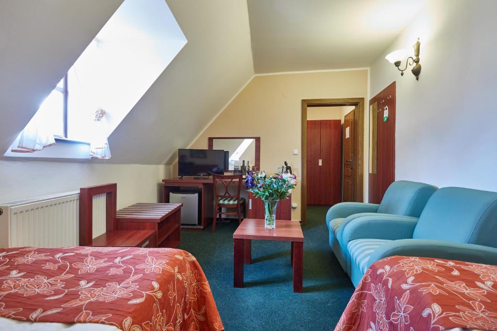 Posezení v ubytování Vivaldi Apartments