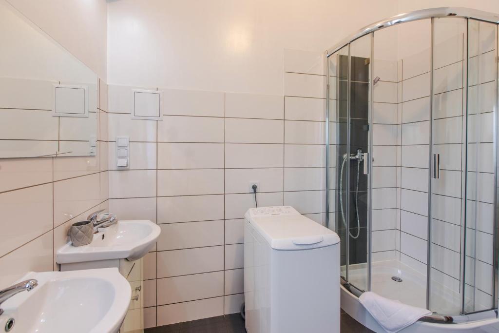 Kúpeľňa v ubytovaní Apartament Grota