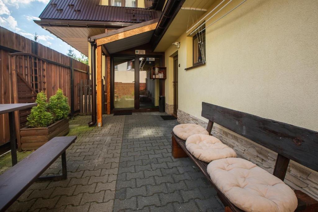 Balkón alebo terasa v ubytovaní Apartament Grota