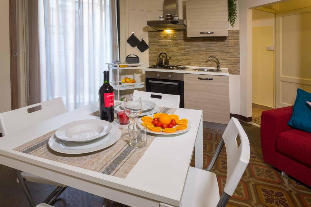 Kuchyňa alebo kuchynka v ubytovaní Siciliabedda Catania Holiday House