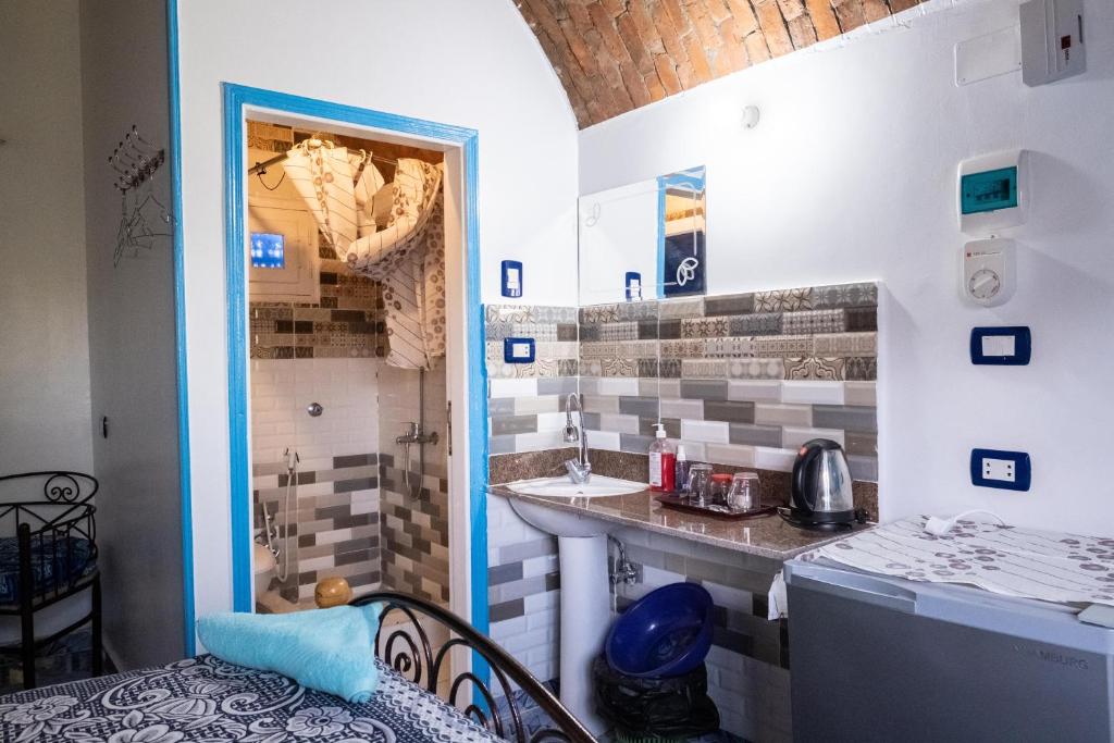 Kuchyň nebo kuchyňský kout v ubytování Nuba Tod Abouda Guest House