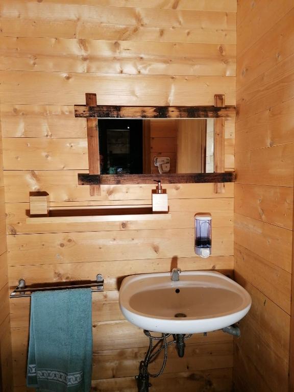 TV a/nebo společenská místnost v ubytování Agriturismo bio Apipoli