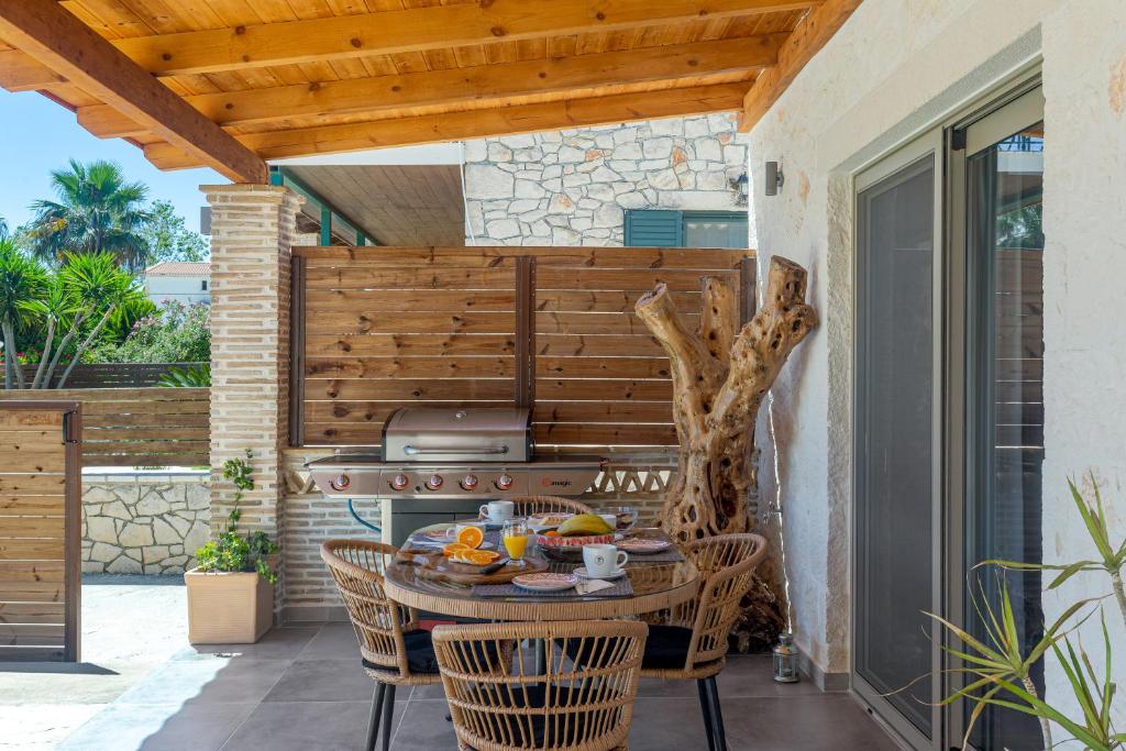 Balkón nebo terasa v ubytování Tierra Olivo Villas