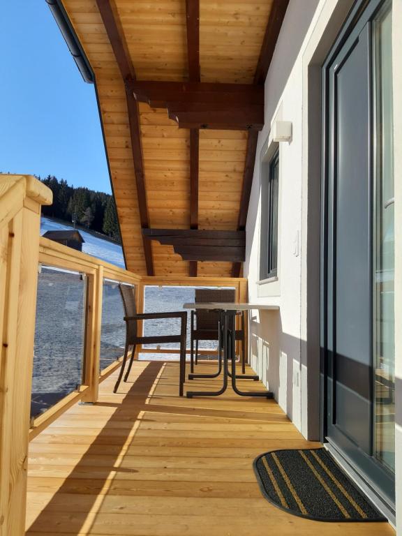 Balkón alebo terasa v ubytovaní Haus Santner