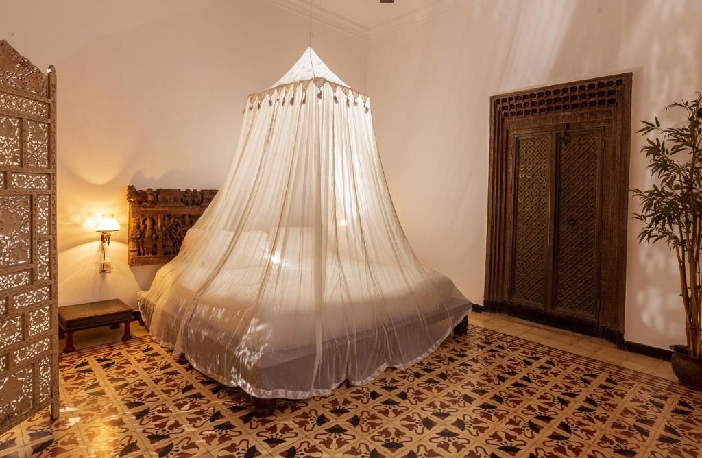 Кровать или кровати в номере Marbella Guest House