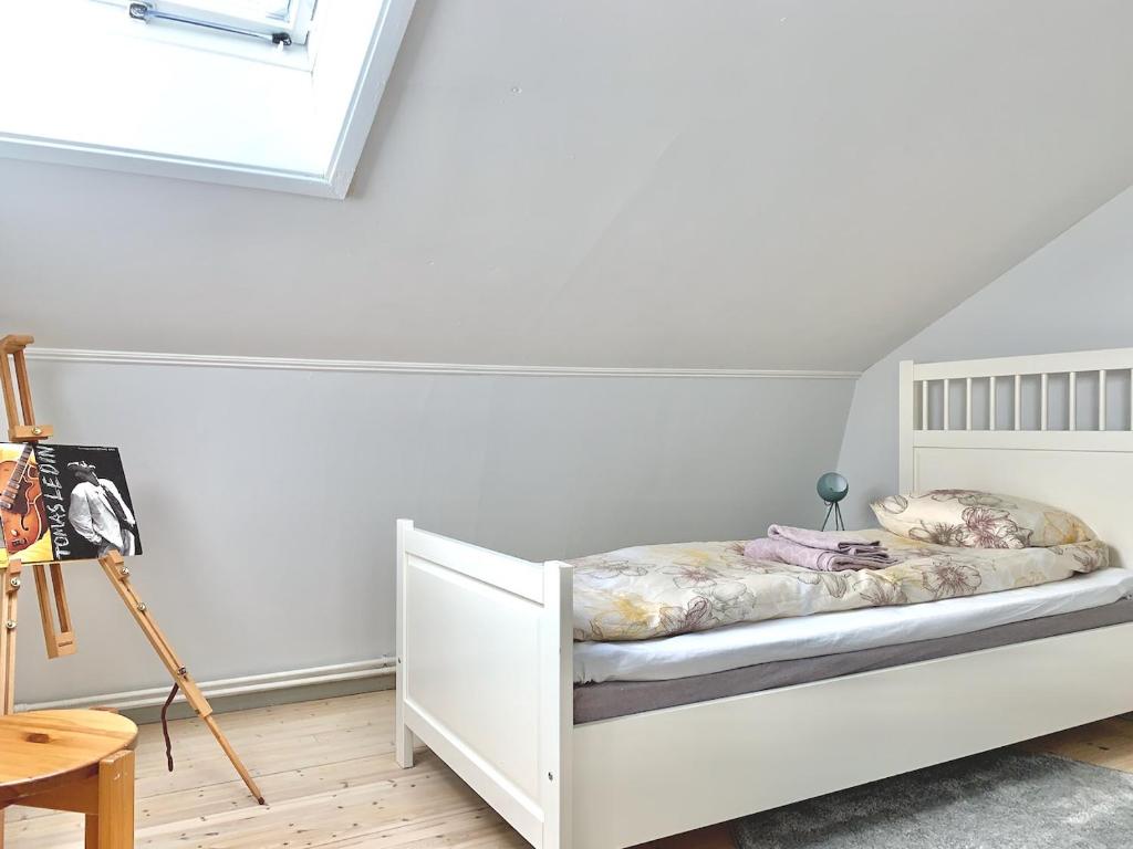 Postel nebo postele na pokoji v ubytování Tornedalens B&B