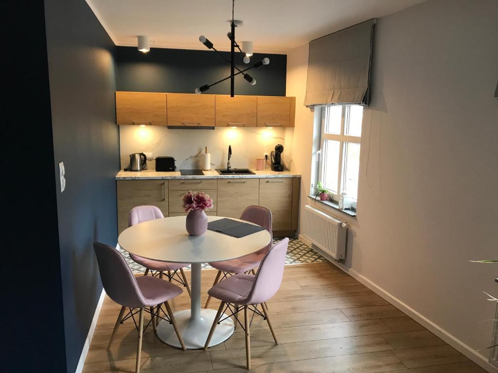 Kuchyňa alebo kuchynka v ubytovaní Apartament „Blue Forest”