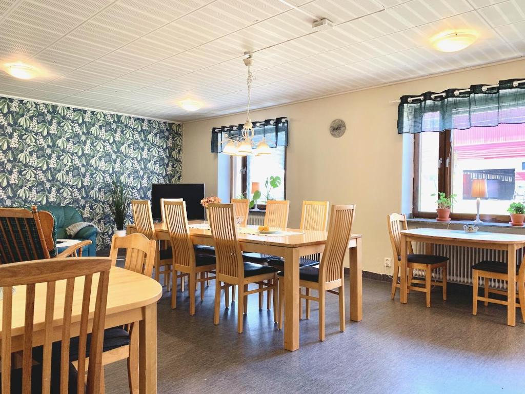 Posezení v ubytování Tornedalens B&B