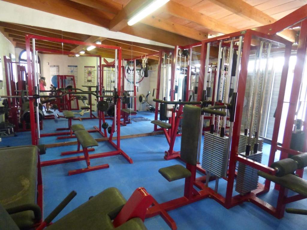 Fitness centrum a/nebo fitness zařízení v ubytování Villa Ocean View