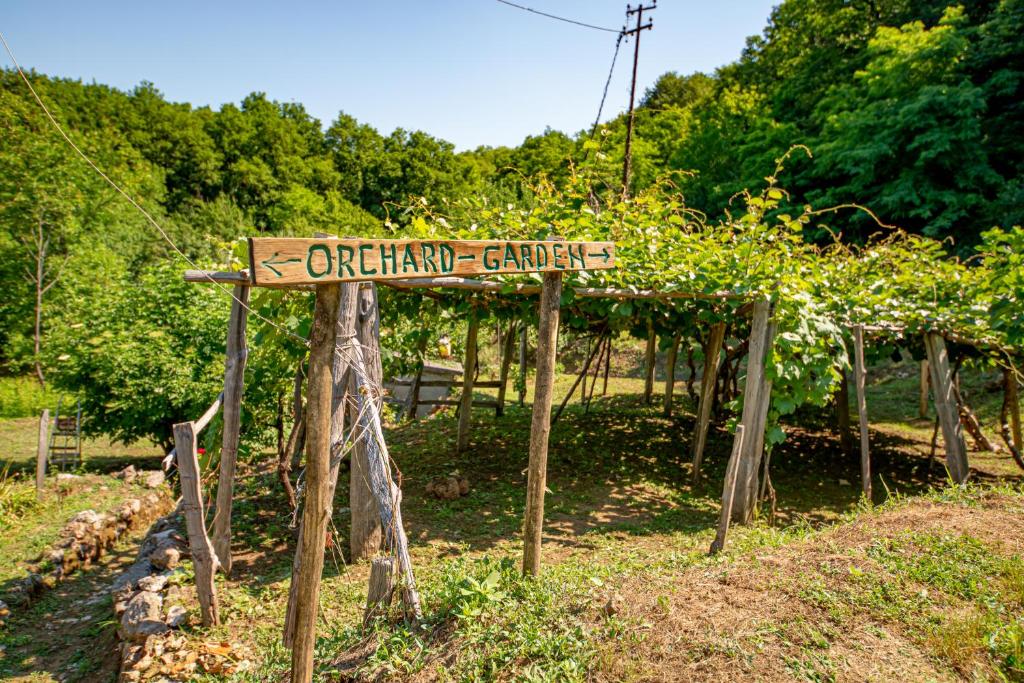 Giardino di Ethno house OSOBAK
