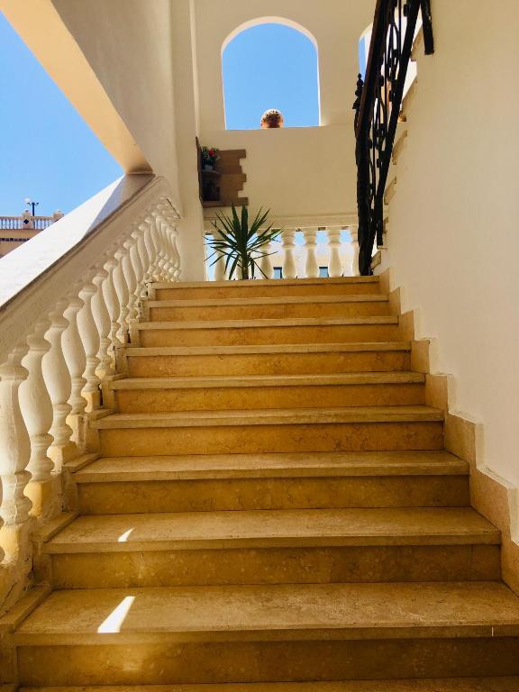 a set of stairs in a house at Villa 22 in Dahab