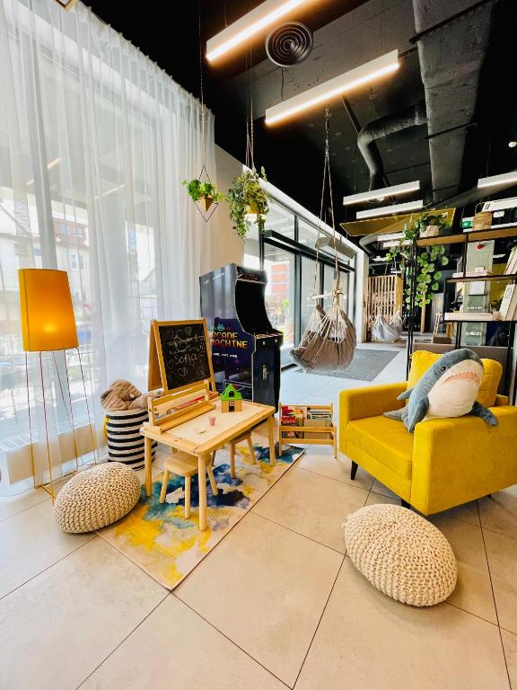 Posedenie v ubytovaní Hotel Arche Geologiczna