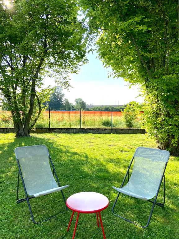Zahrada ubytování Hotel l'Orée Des Vignes