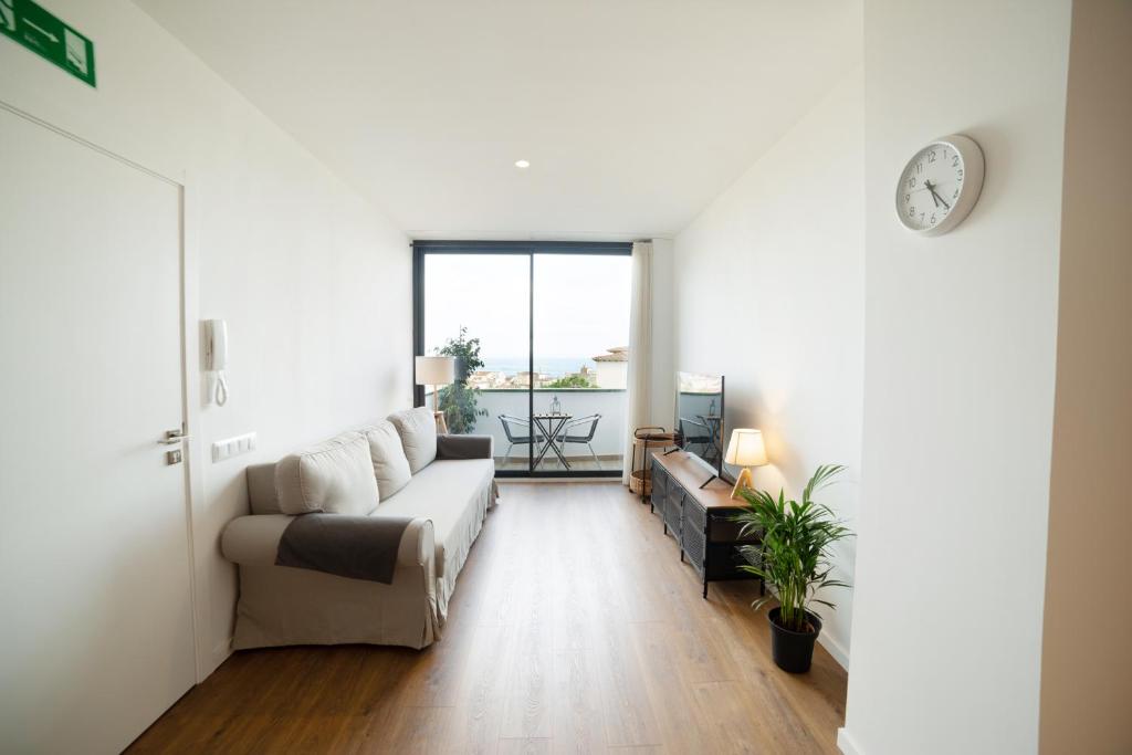 Posezení v ubytování Apartaments Voralmar