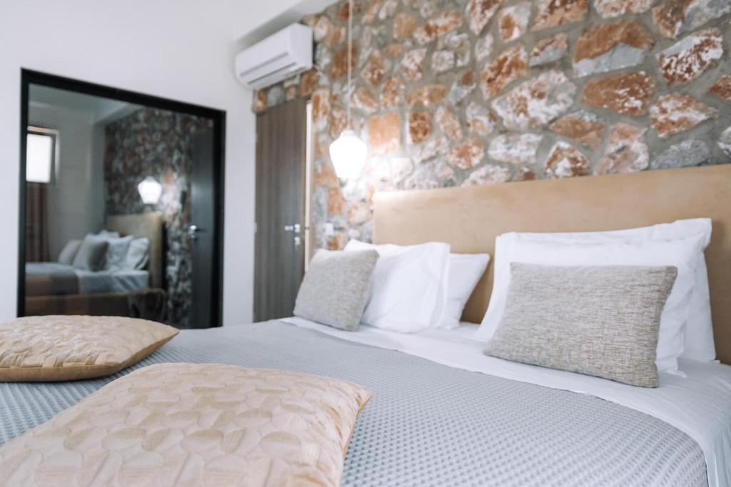 Postel nebo postele na pokoji v ubytování Brillante Villa