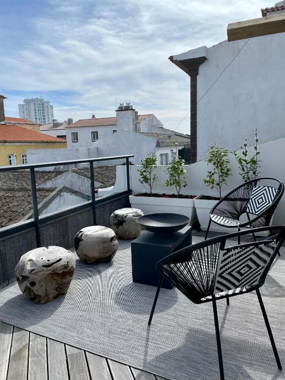 Balkón nebo terasa v ubytování PDL Green House