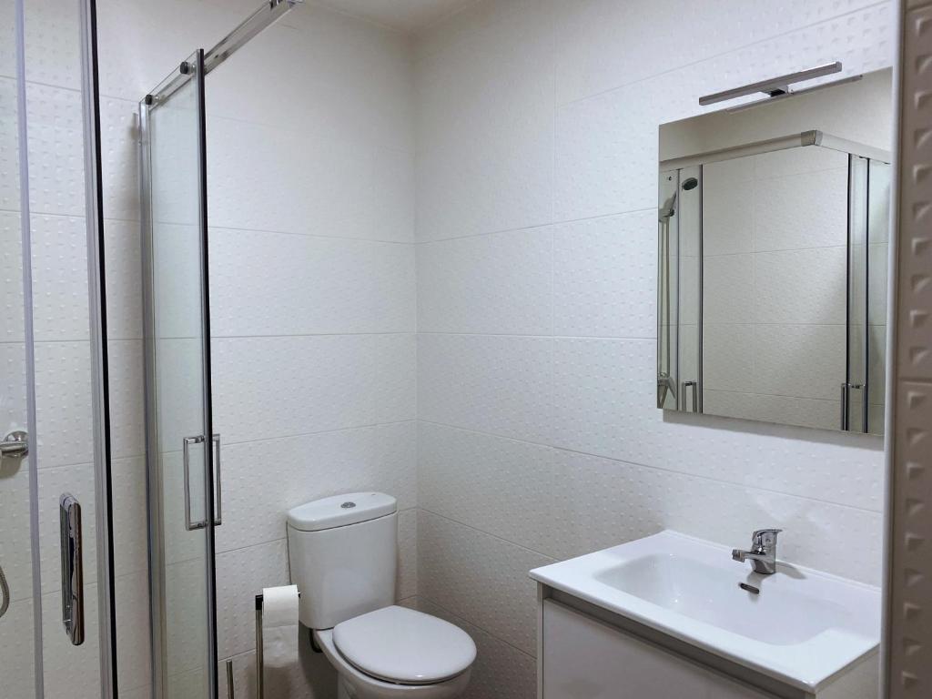 Koupelna v ubytování Casa Senagüilla