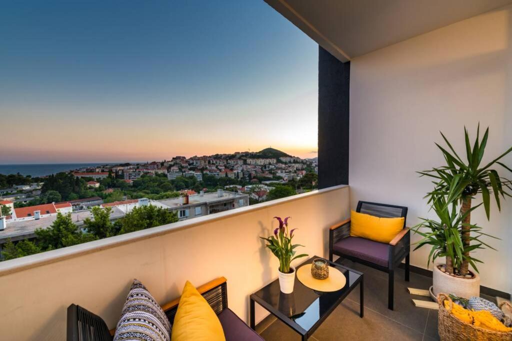 Χώρος καθιστικού στο Apartman Leda