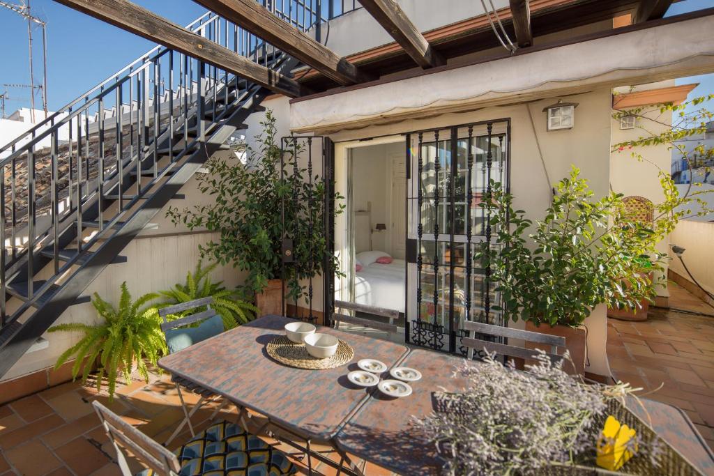 Un balcón o terraza en Lateral Suite Rodo