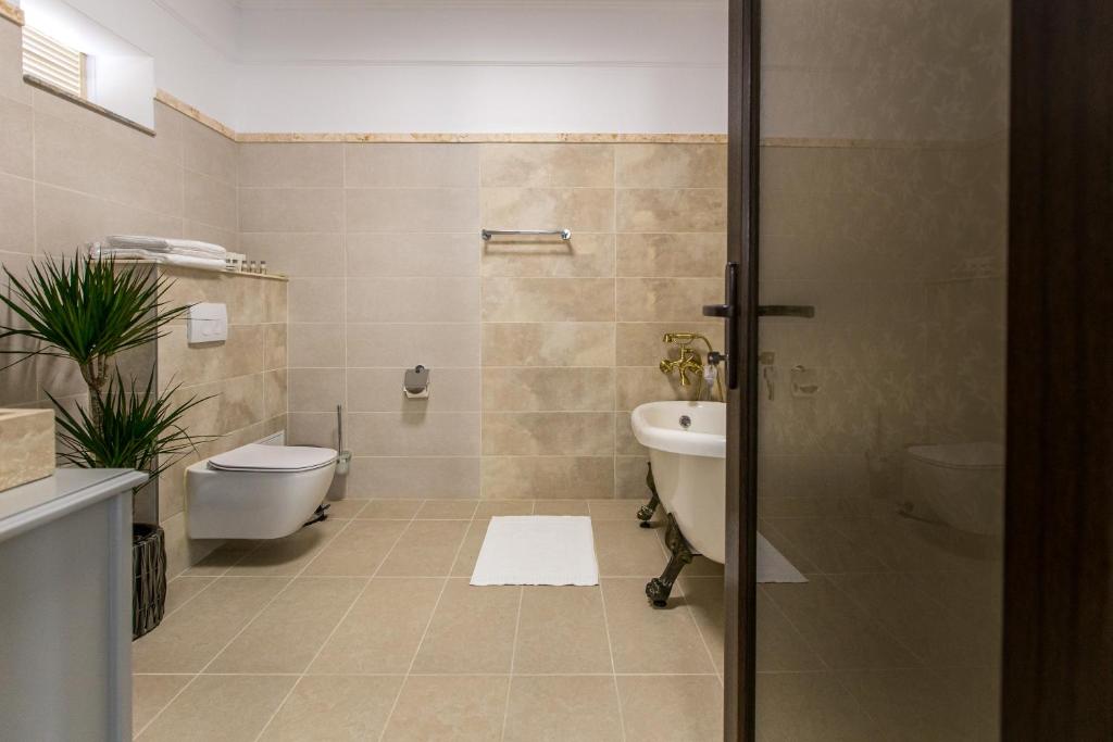 Koupelna v ubytování Brize Guesthouse