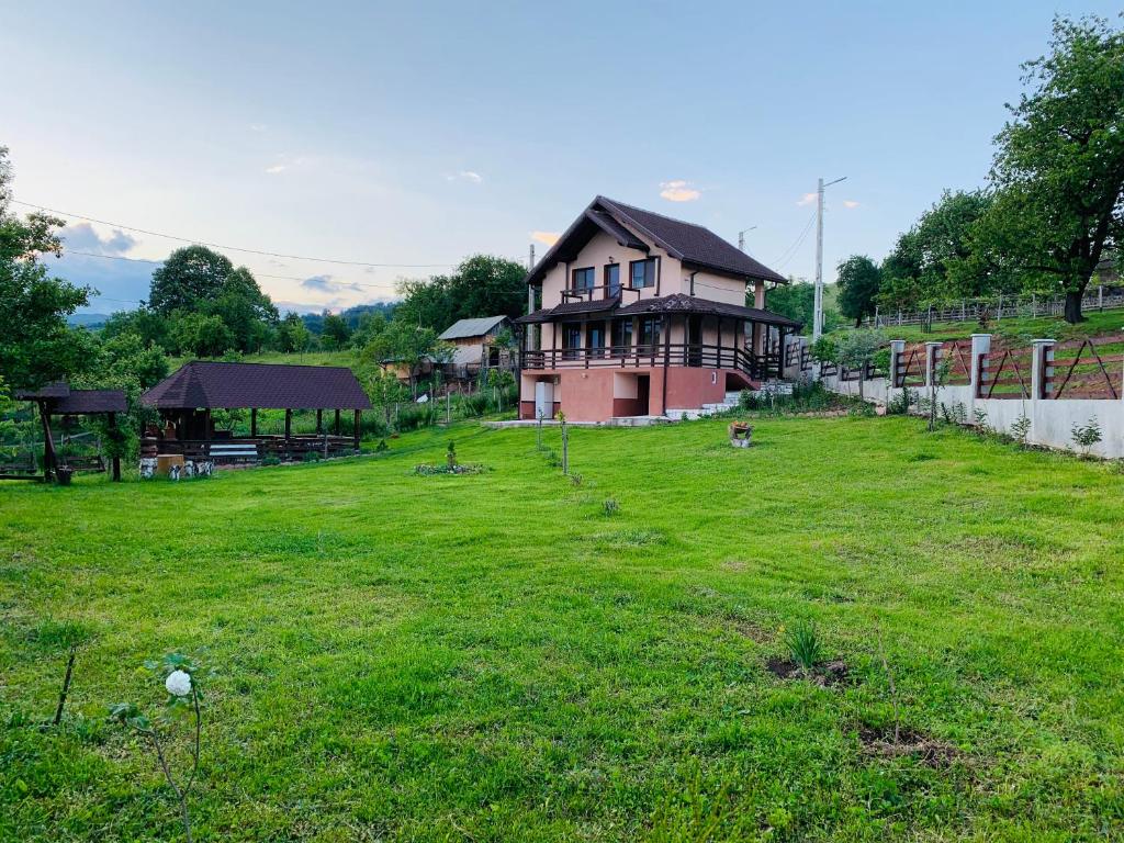 Zahrada ubytování Casa din Deal Isverna Mehedinți