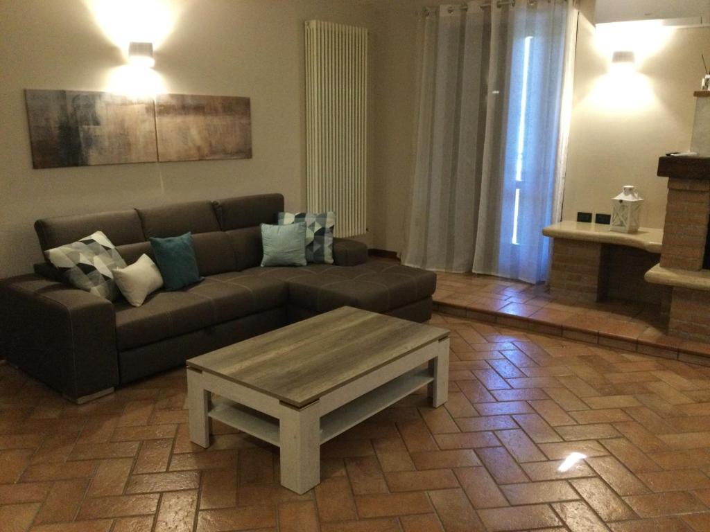 Posezení v ubytování B&B Corte Sant'Angelo