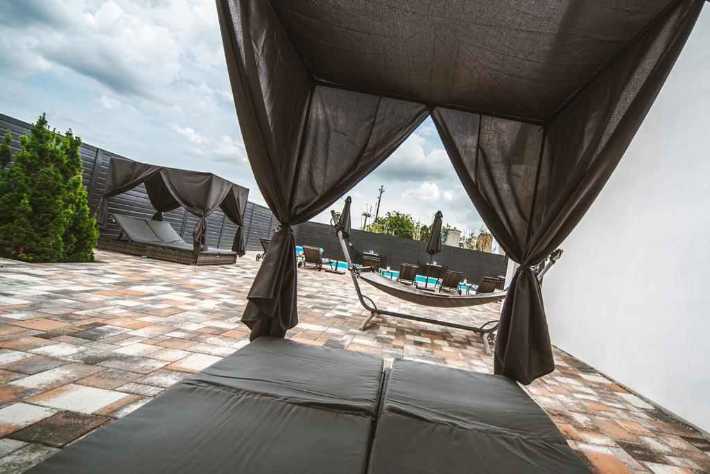 Balkon lub taras w obiekcie Palkonyha Panzió Speiz Gasztroműhely