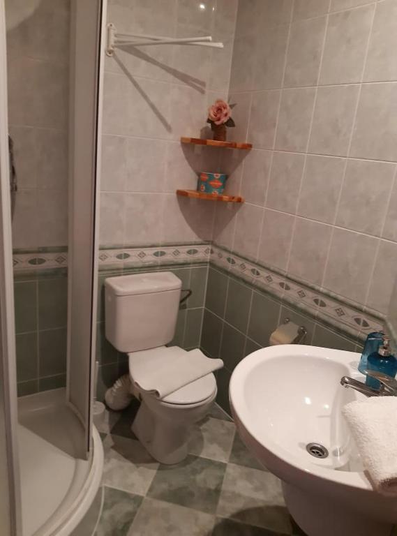 Kúpeľňa v ubytovaní vila Happy