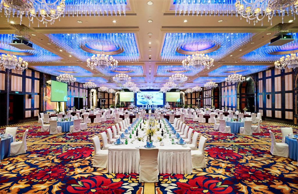 Restaurace v ubytování Chateau Star River Guangzhou-Chateau Star River Guangzhou-Trade Fair Shuttle Bus