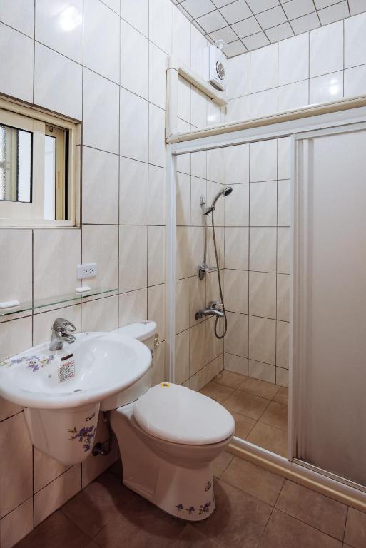 Koupelna v ubytování Urarakana B&B