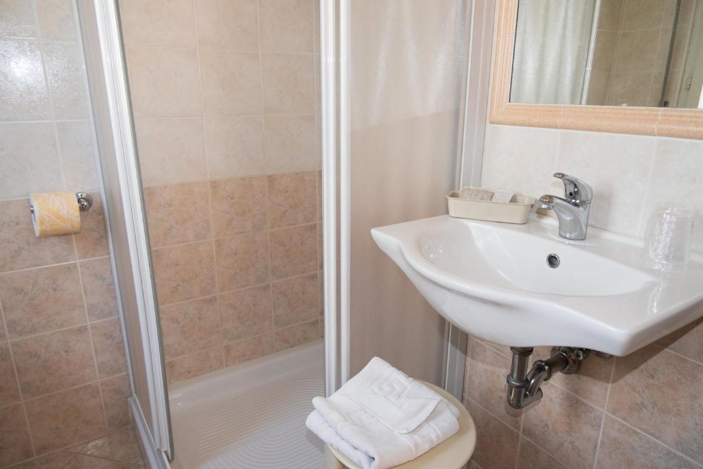 Koupelna v ubytování Hotel Cormoran Riccione