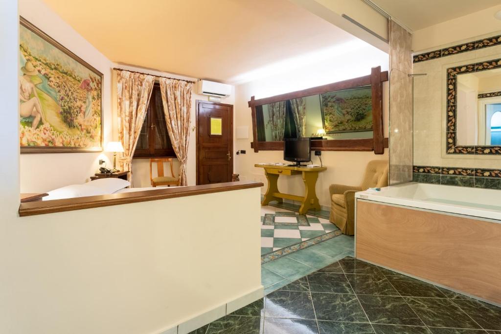 Koupelna v ubytování Motel Hotel Charlie