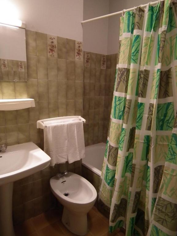 Baðherbergi á Friendly Auberge