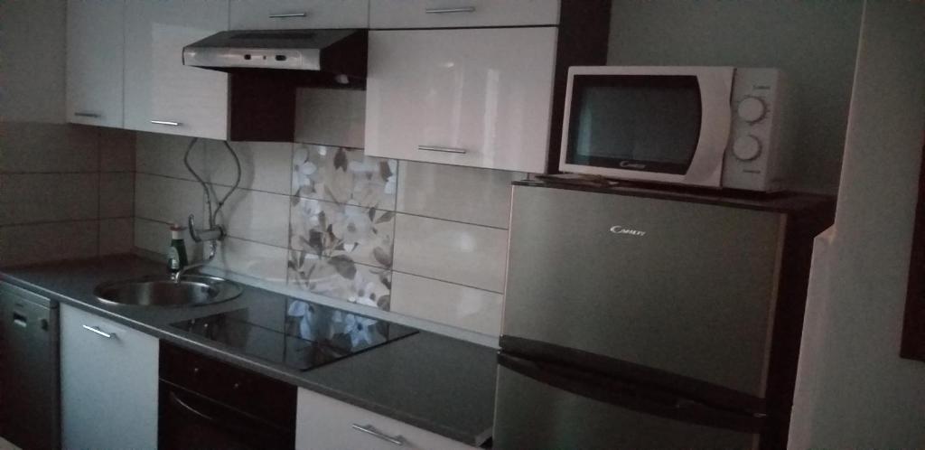Kuchnia lub aneks kuchenny w obiekcie Apartman Zvončica
