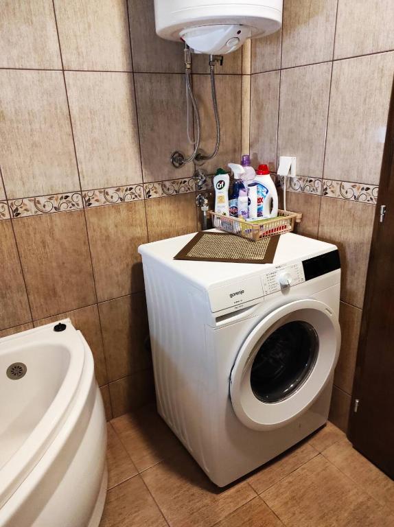 Koupelna v ubytování Apartman Vukan
